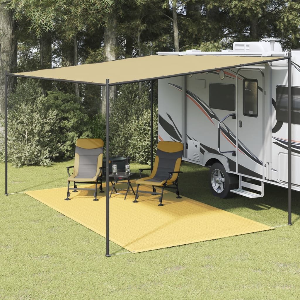 Tent carpet 250x400 cm beige