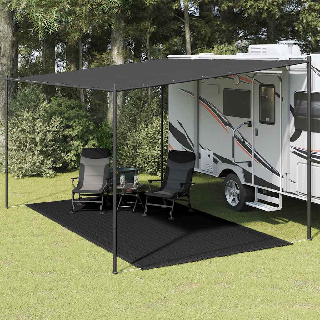 Tent carpet 250x400 cm black