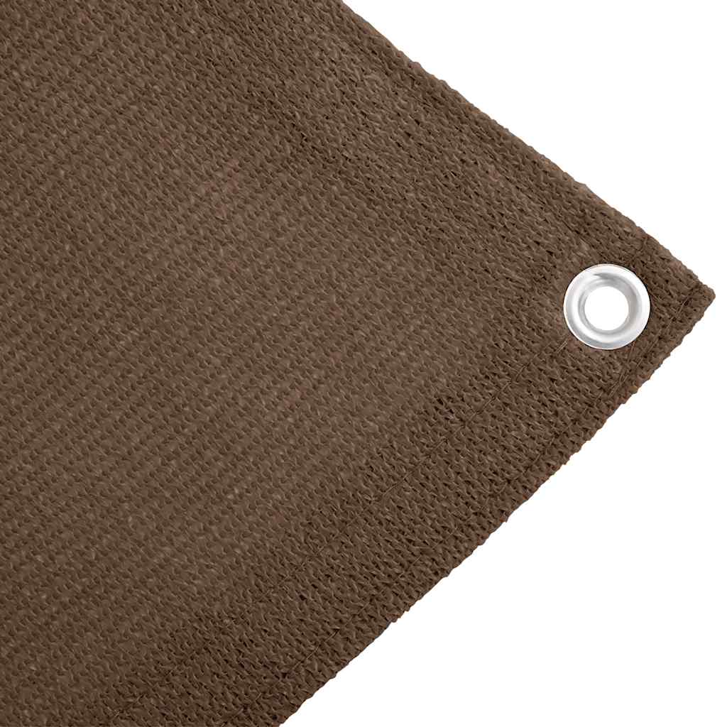Zeltteppich 250x250 cm Braun