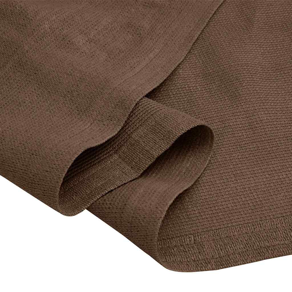 Zeltteppich 250x250 cm Braun