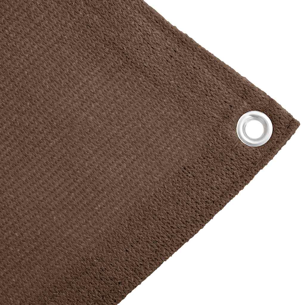 Tapis de tente 400x400 cm marron