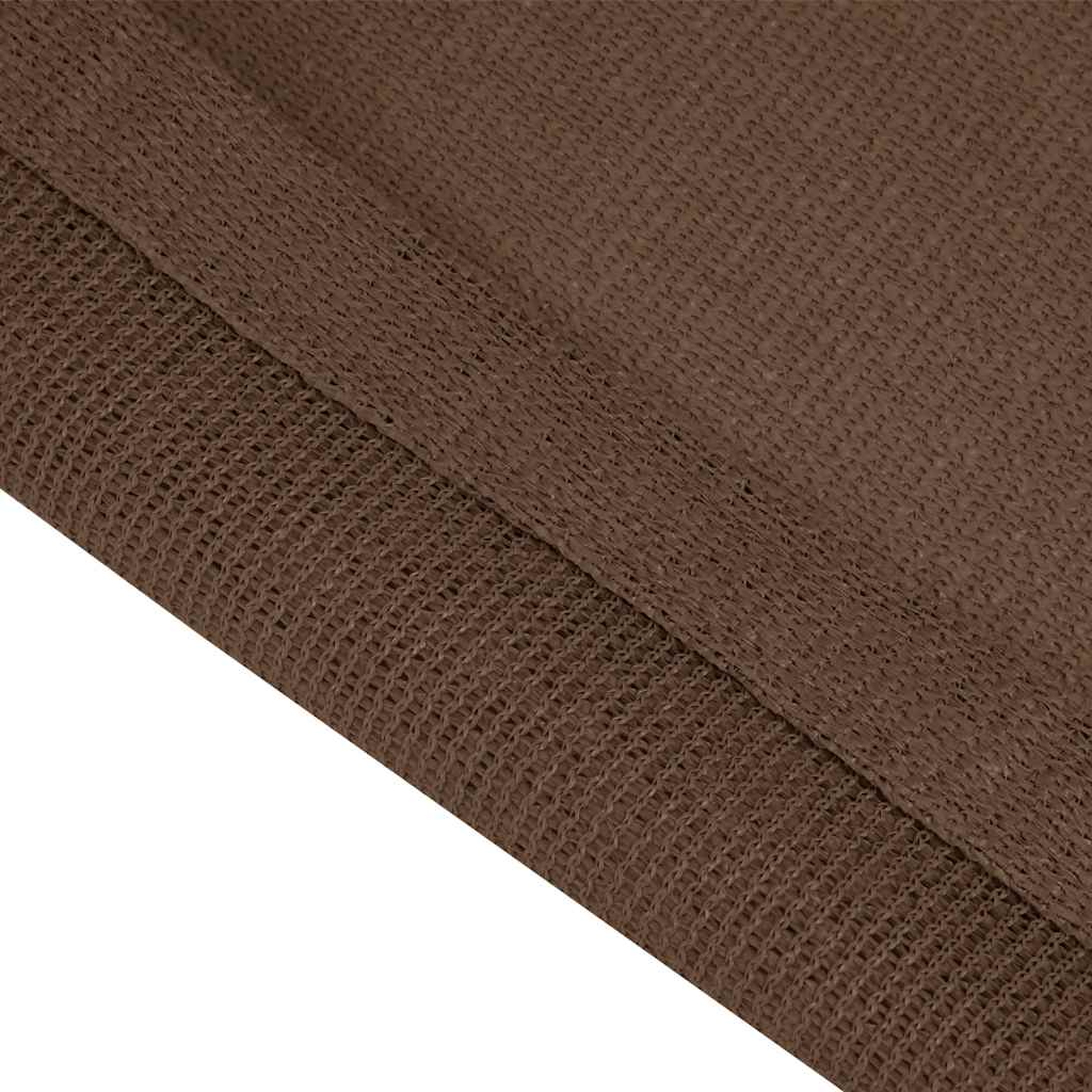 Tapis de tente 400x400 cm marron