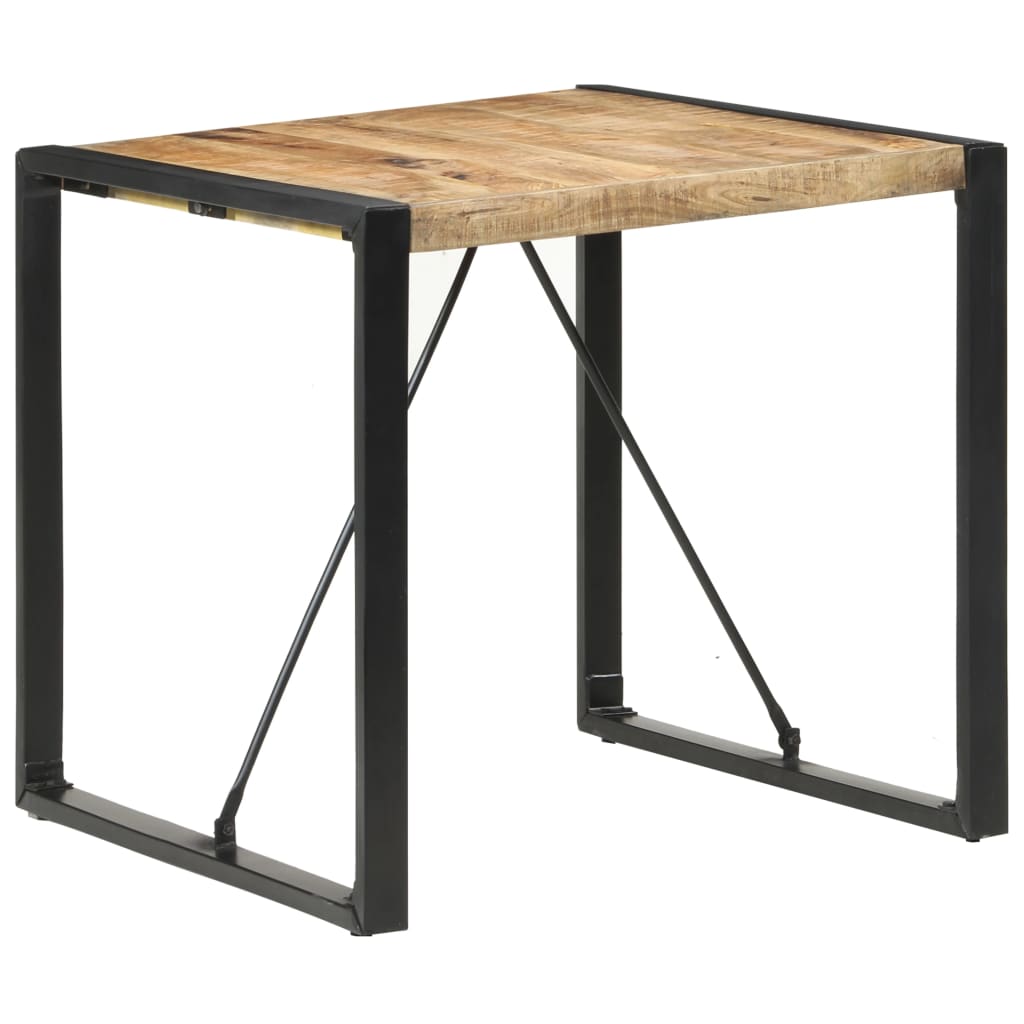 Dining table 80x80x75 cm Rough mango wood