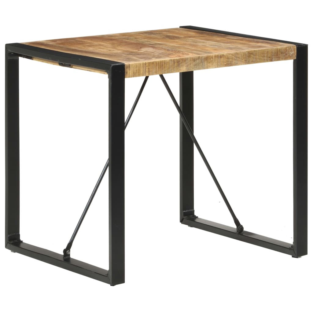 Dining table 80x80x75 cm Rough mango wood