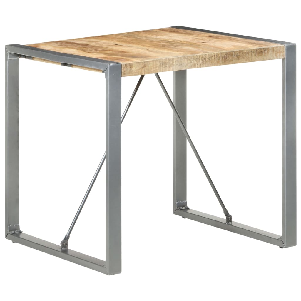 Dining table 80x80x75 cm Rough mango wood
