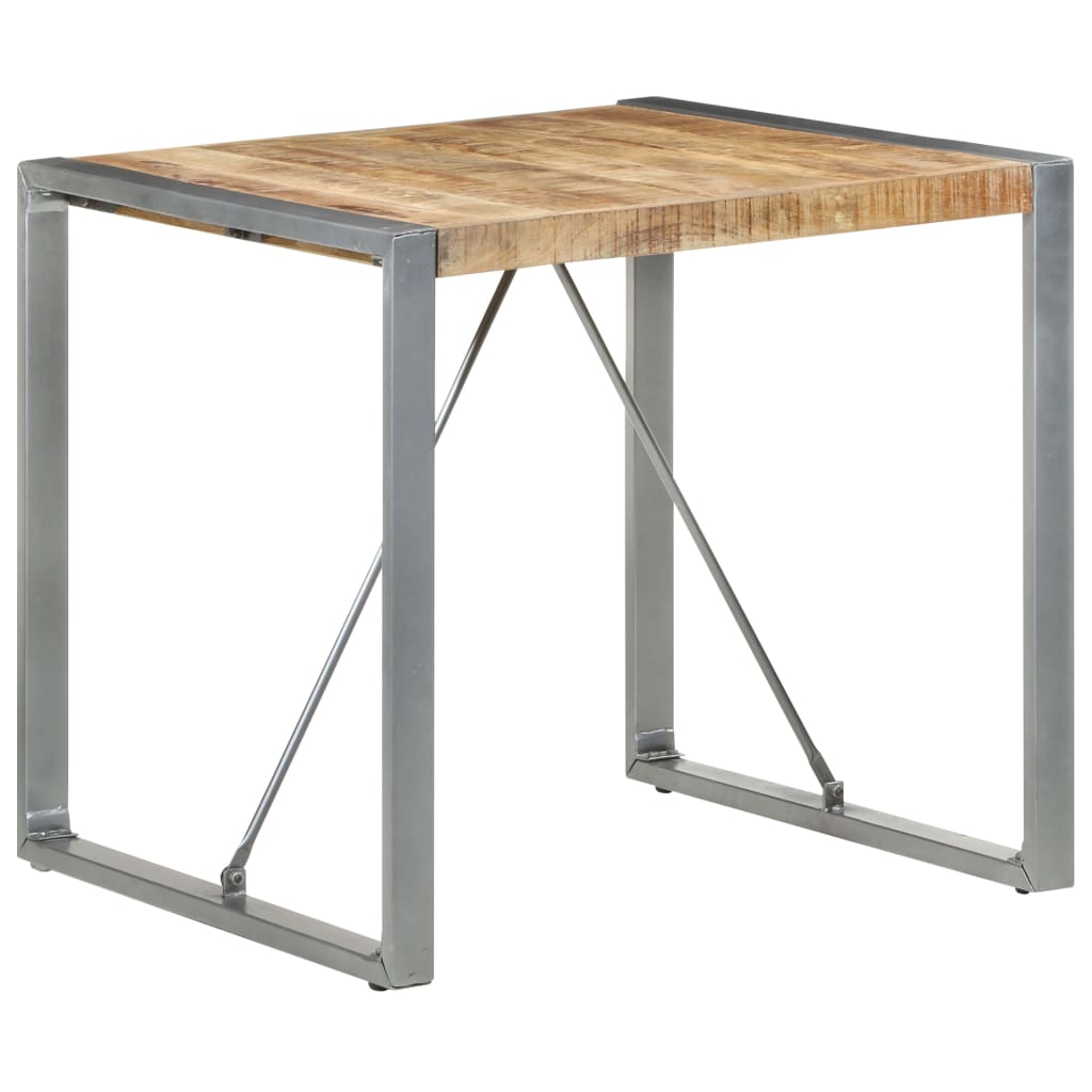 Dining table 80x80x75 cm Rough mango wood