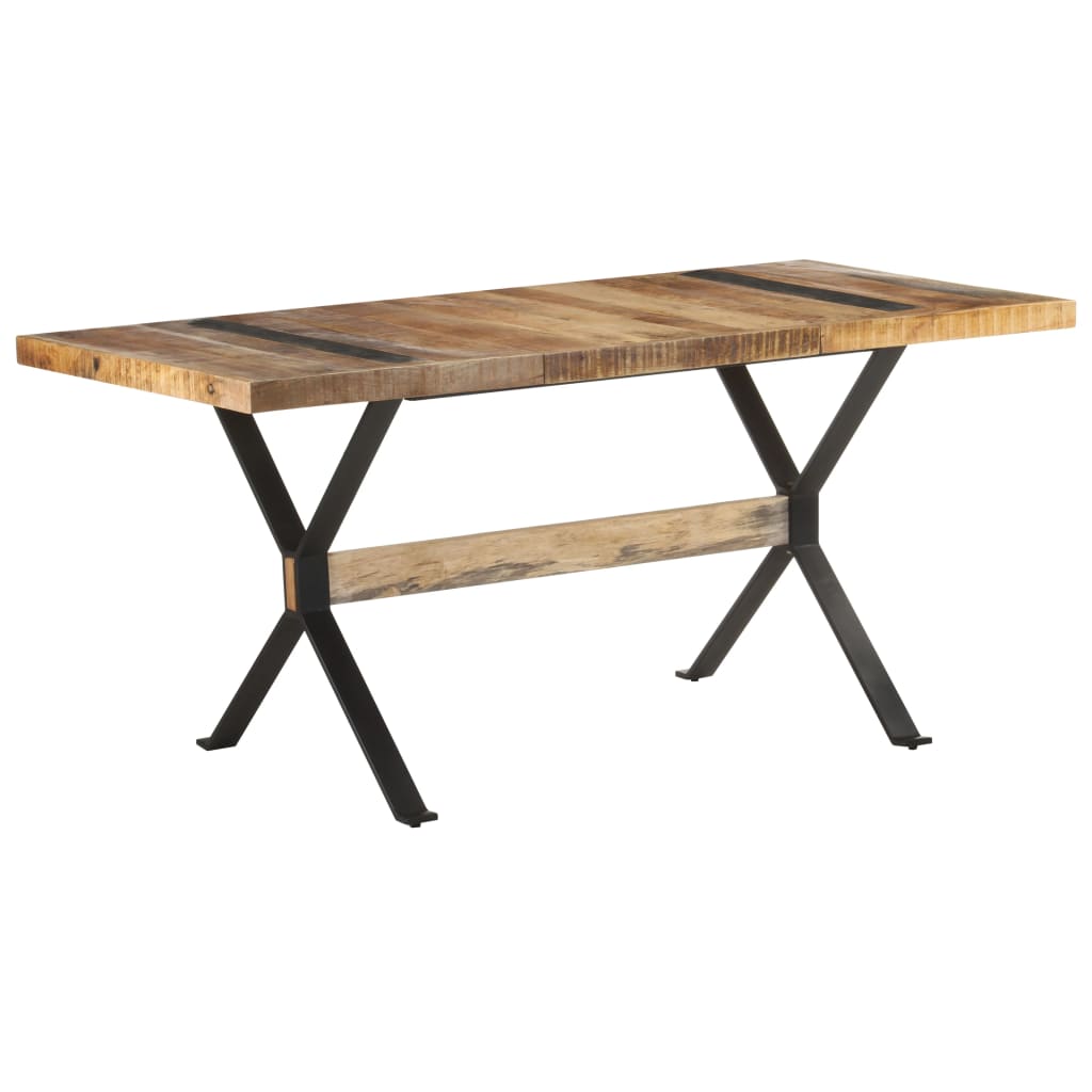 Table à manger 160x80x76 cm Bois de manguier brut