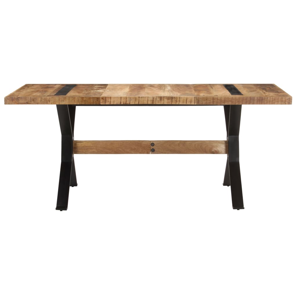 Dining table 180x90x76 cm Rough mango wood