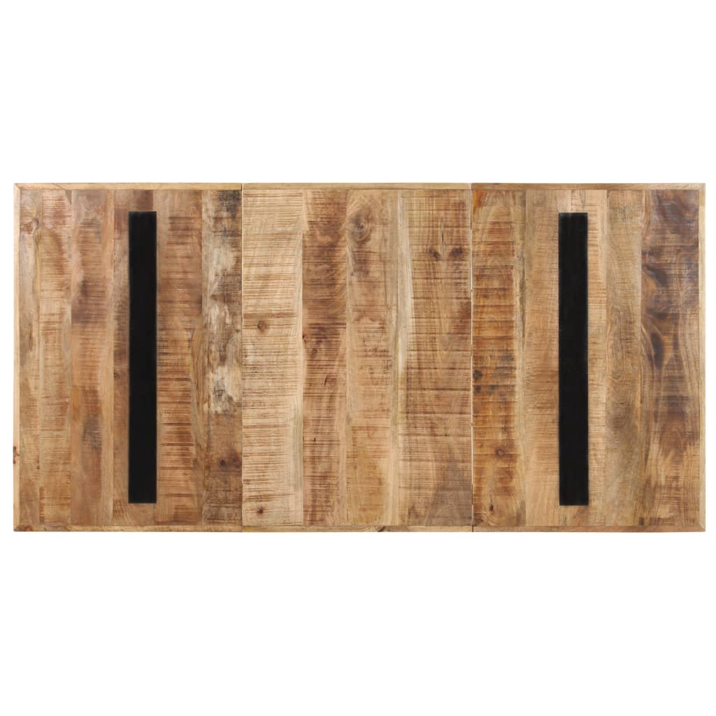 Dining table 180x90x76 cm Rough mango wood