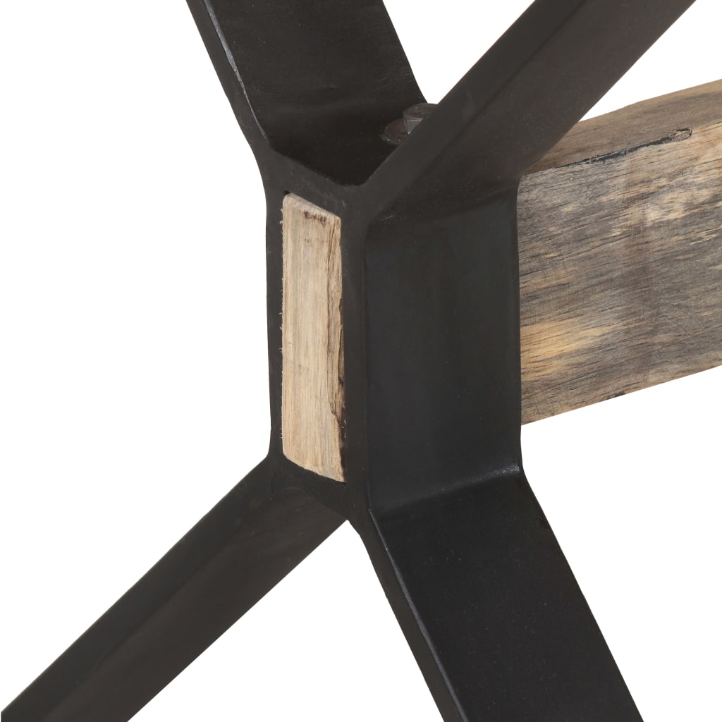 Dining table 180x90x76 cm Rough mango wood