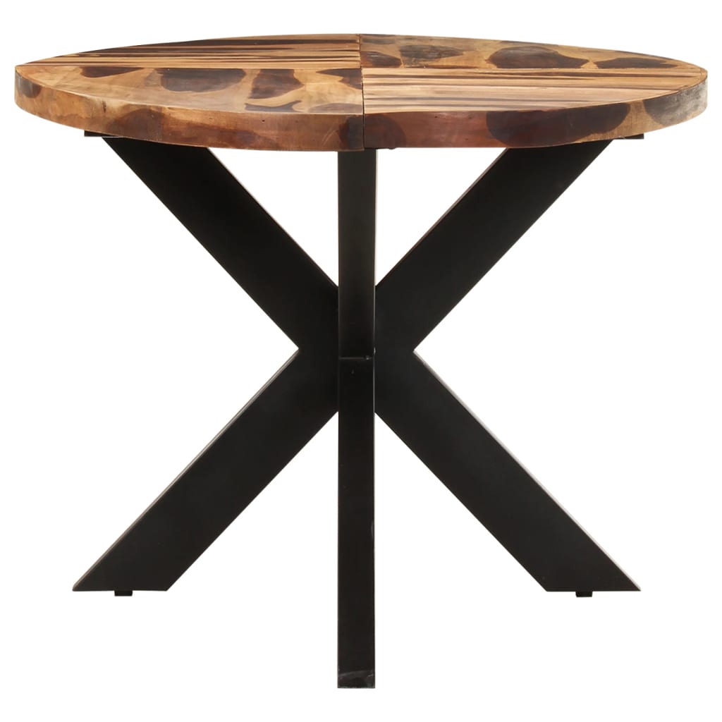Table à manger ovale 200x100x75 cm en bois d'acacia