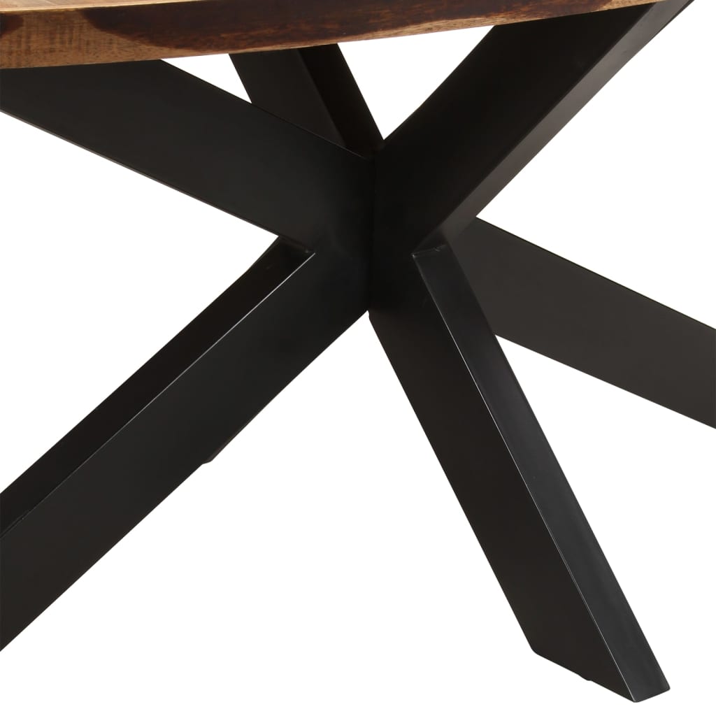 Table à manger ovale 200x100x75 cm en bois d'acacia