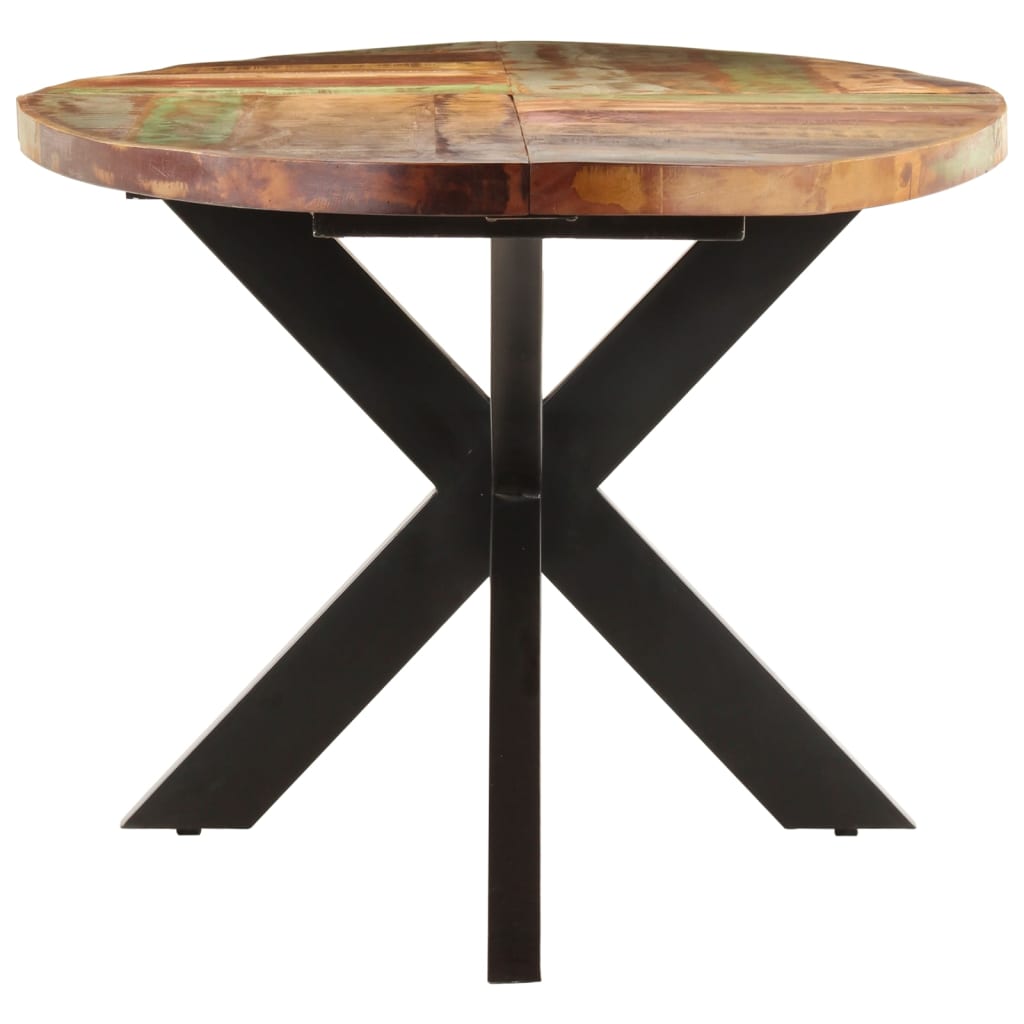 Dining table 240x100x75 cm solid reclaimed wood