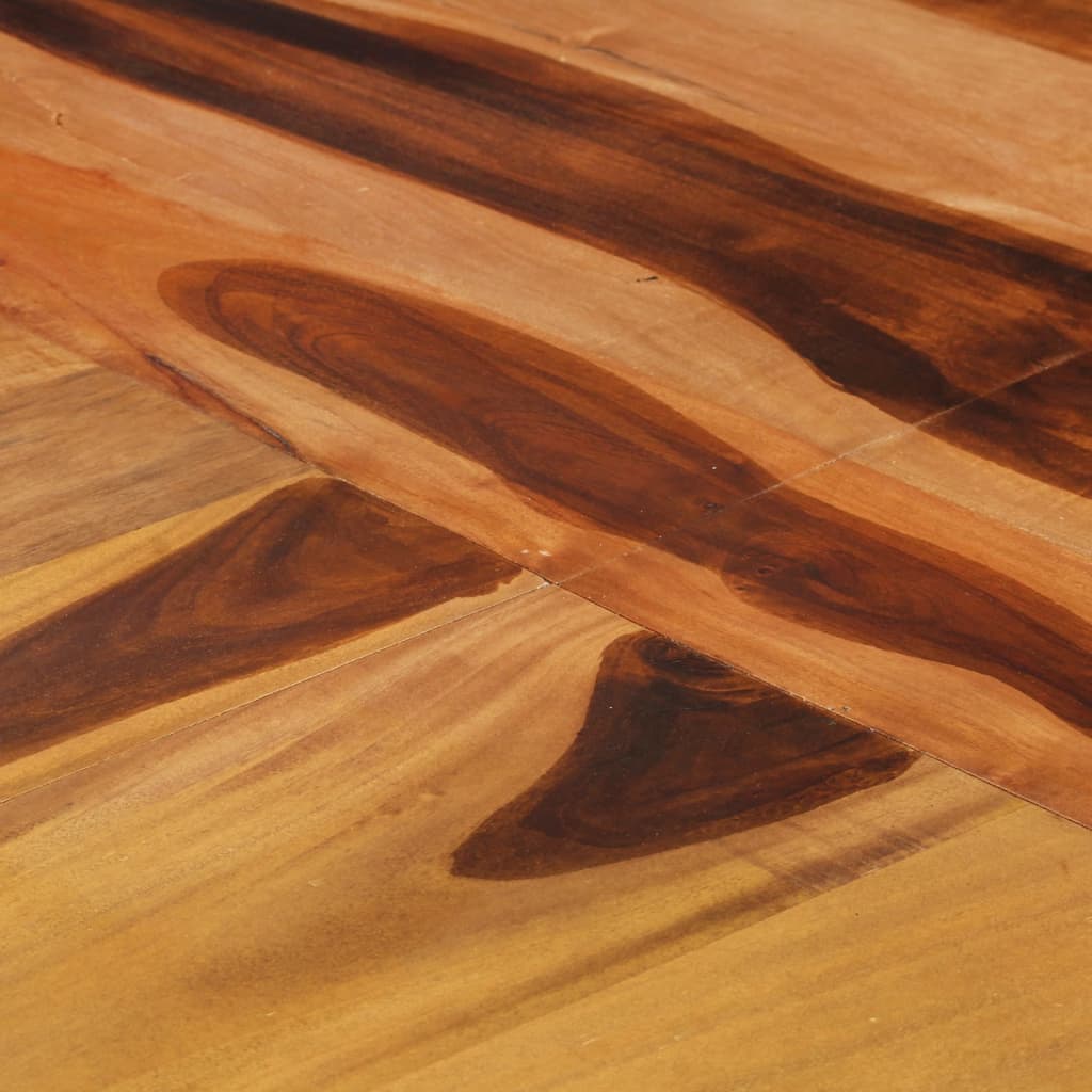 Table à manger ronde 175x75 cm en bois d'acacia couleur miel