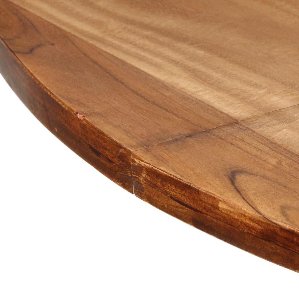 Table à manger ronde 175x75 cm en bois d'acacia couleur miel
