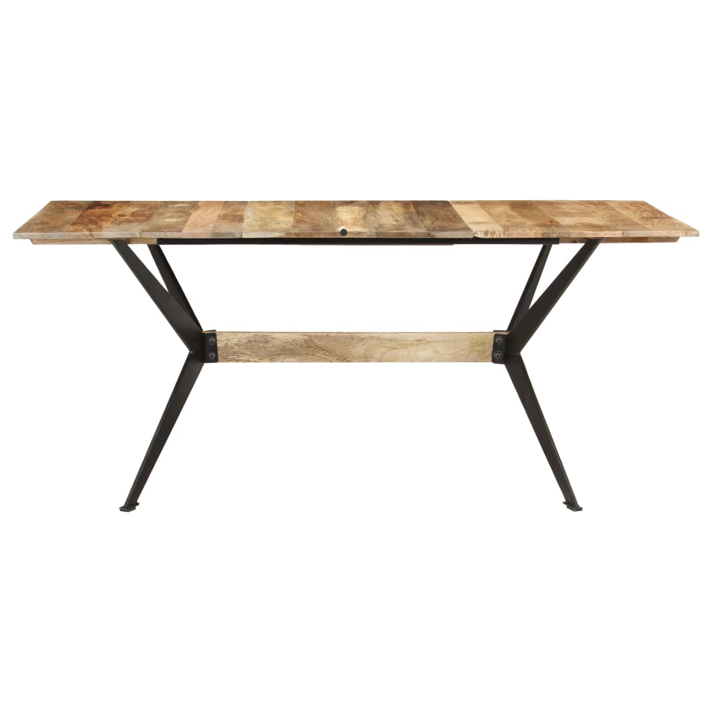Table à manger 180x90x76 cm en bois de manguier massif