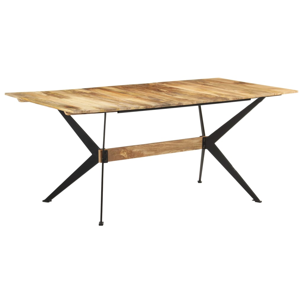 Table à manger 180x90x76 cm en bois de manguier massif