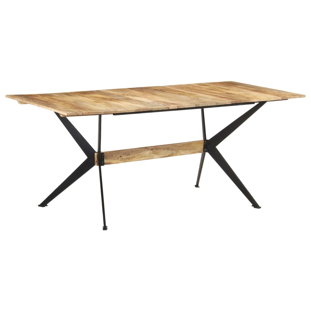Table à manger 180x90x76 cm en bois de manguier massif