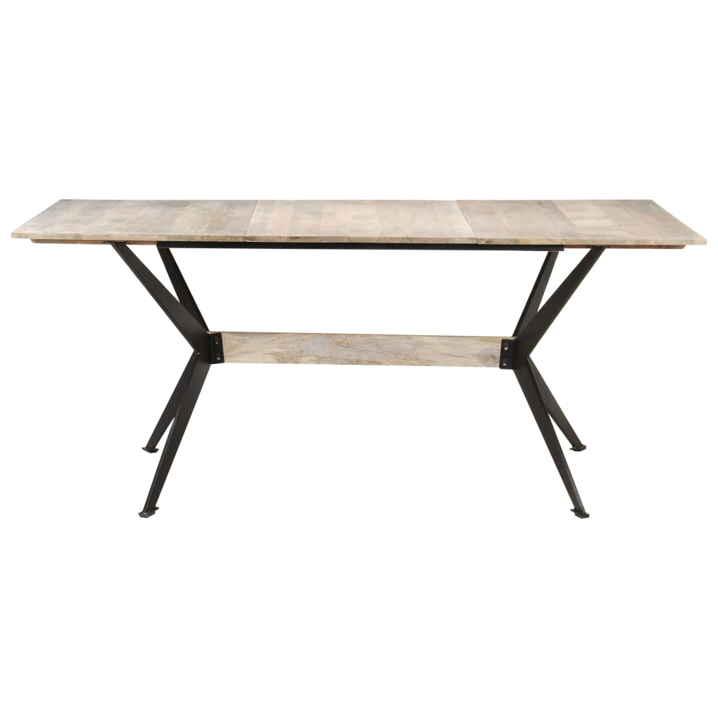 Dining table 180x90x76 cm solid mango wood