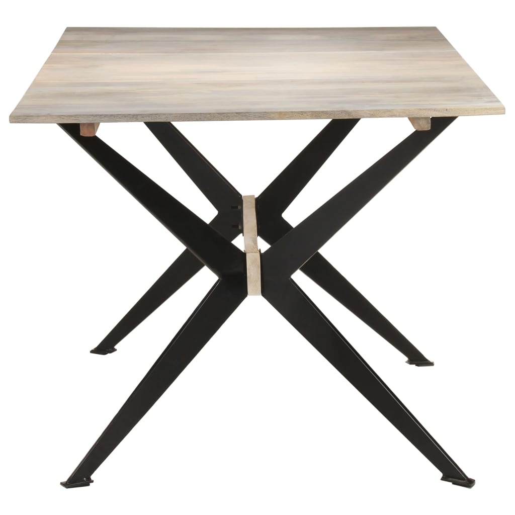 Dining table 180x90x76 cm solid mango wood