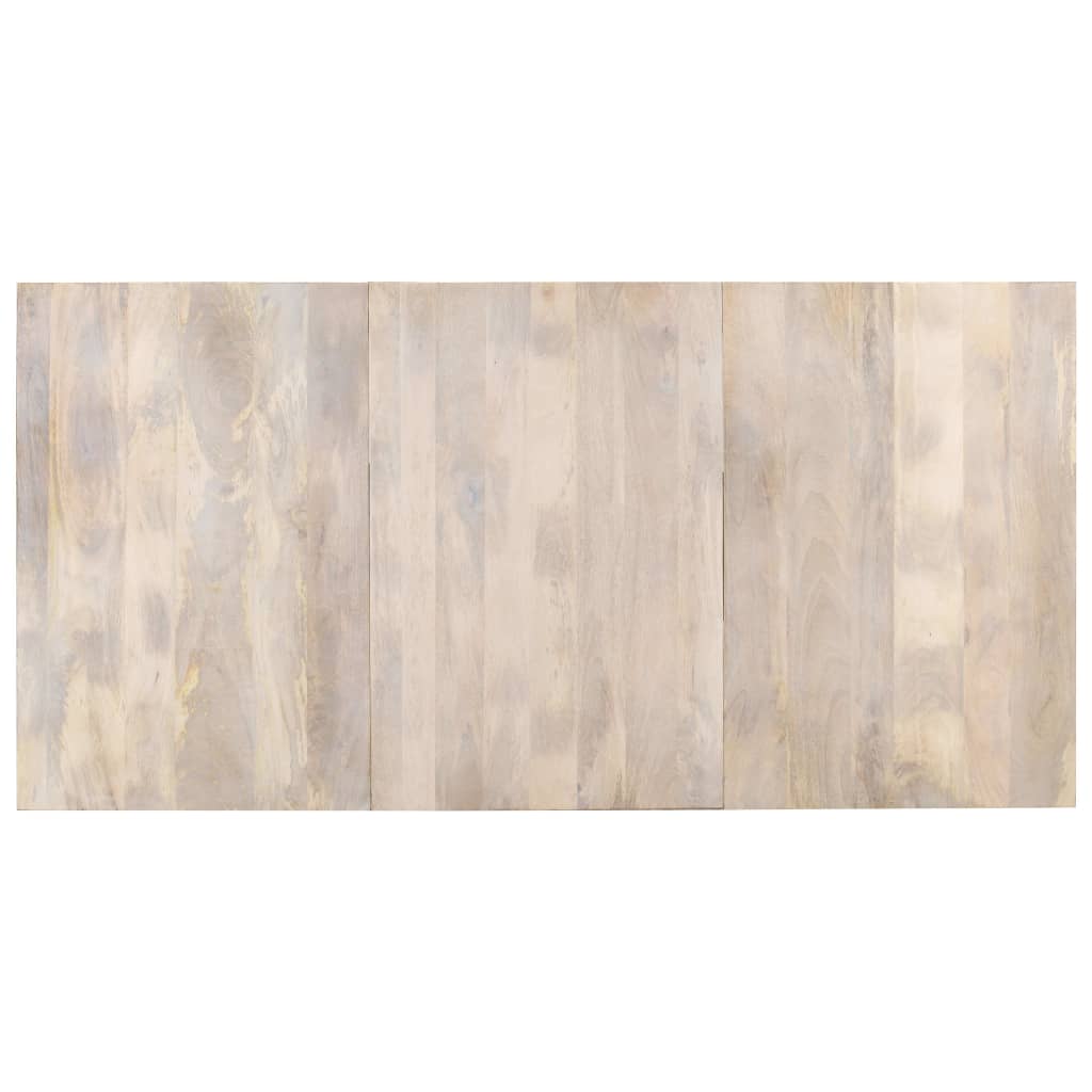 Dining table 180x90x76 cm solid mango wood