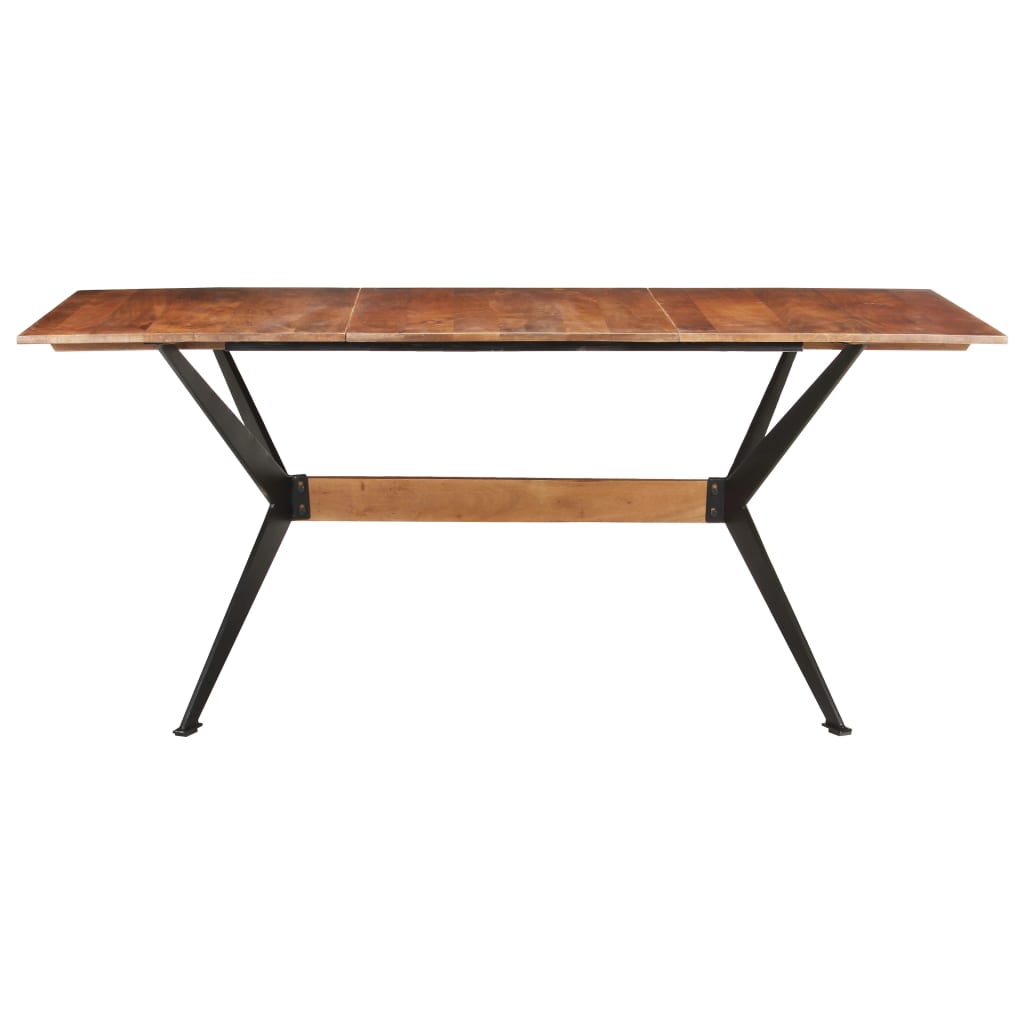 Dining table 180x90x76 cm mango solid wood
