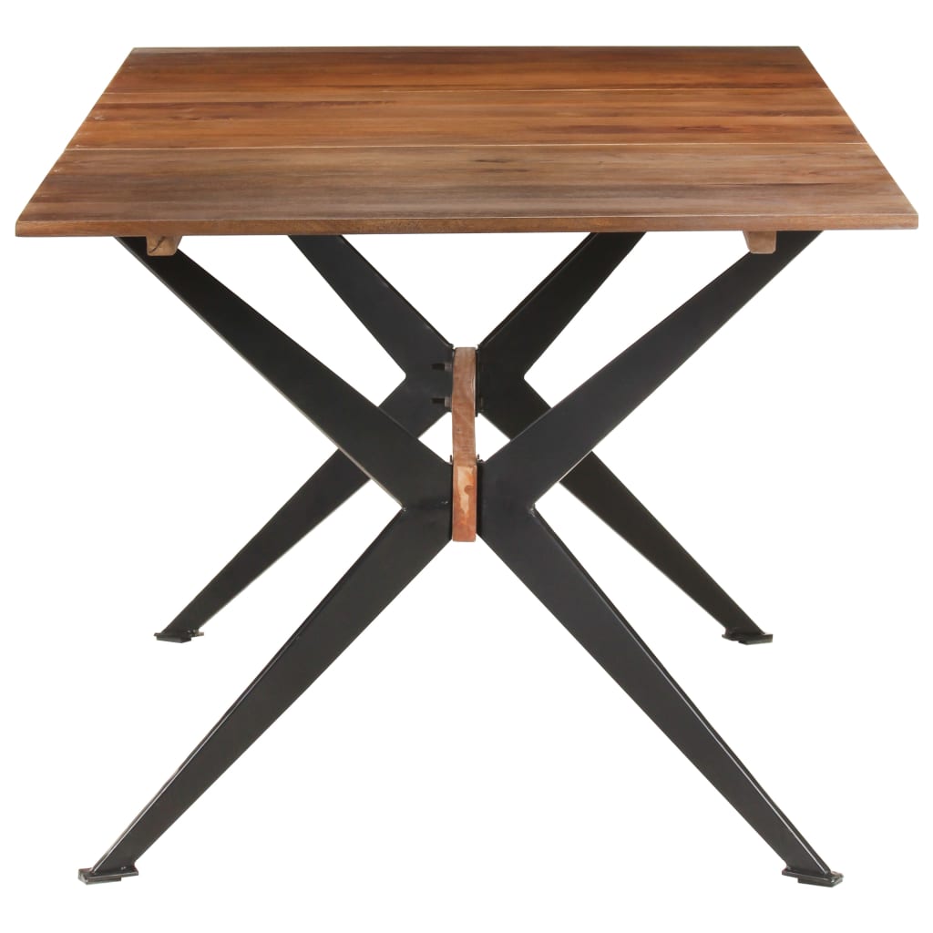 Dining table 180x90x76 cm mango solid wood
