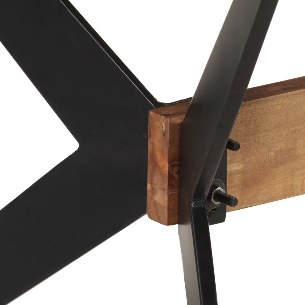 Dining table 180x90x76 cm mango solid wood