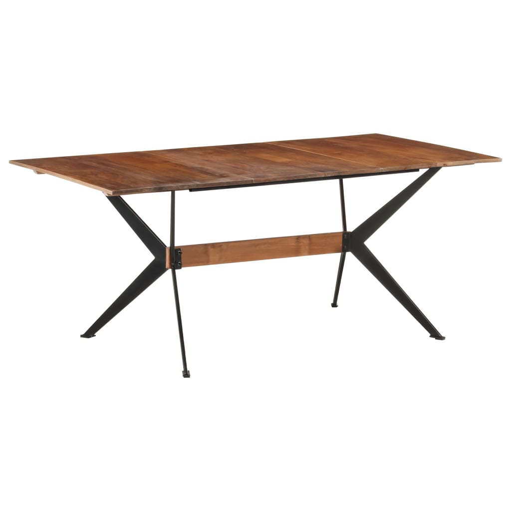 Dining table 180x90x76 cm mango solid wood