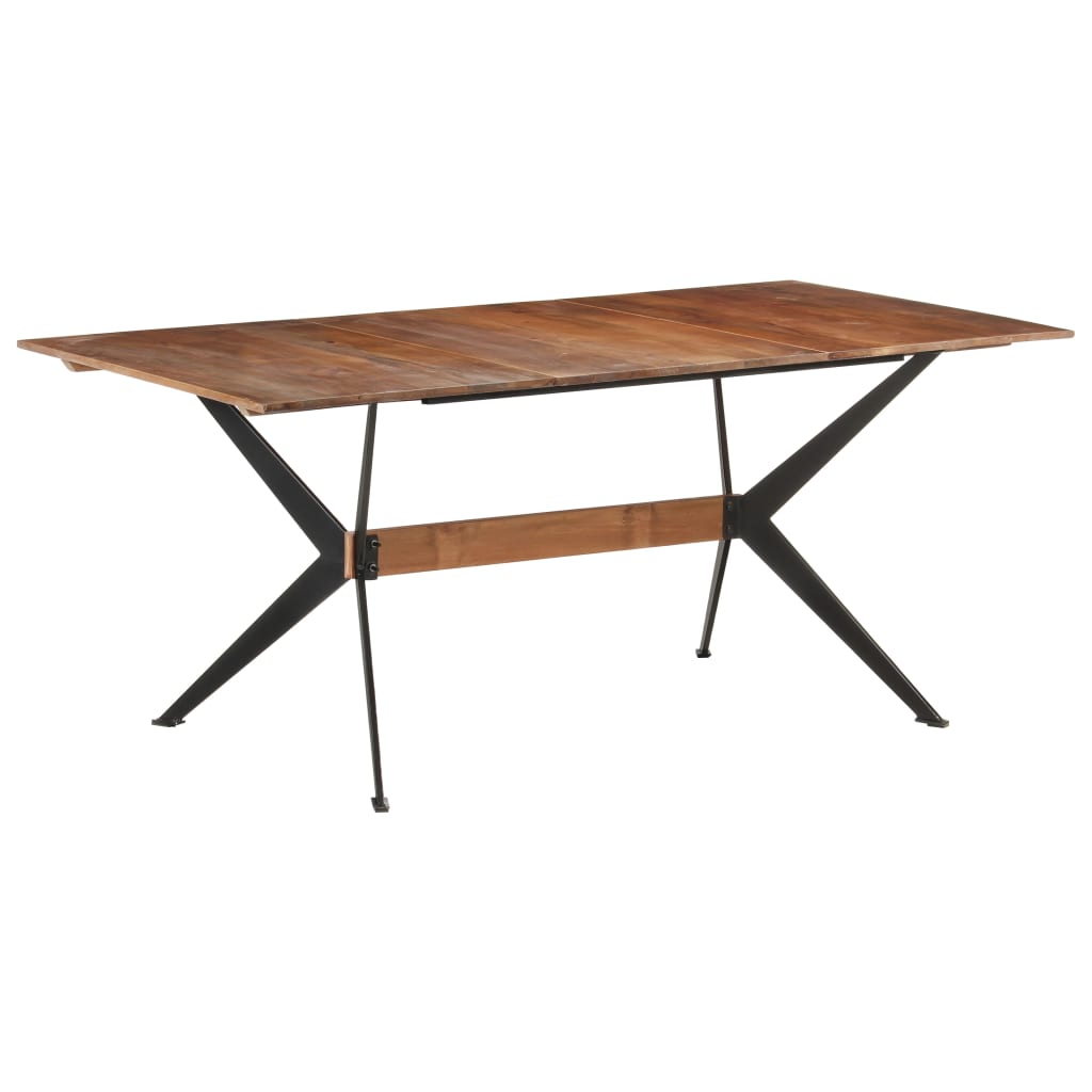 Dining table 180x90x76 cm mango solid wood
