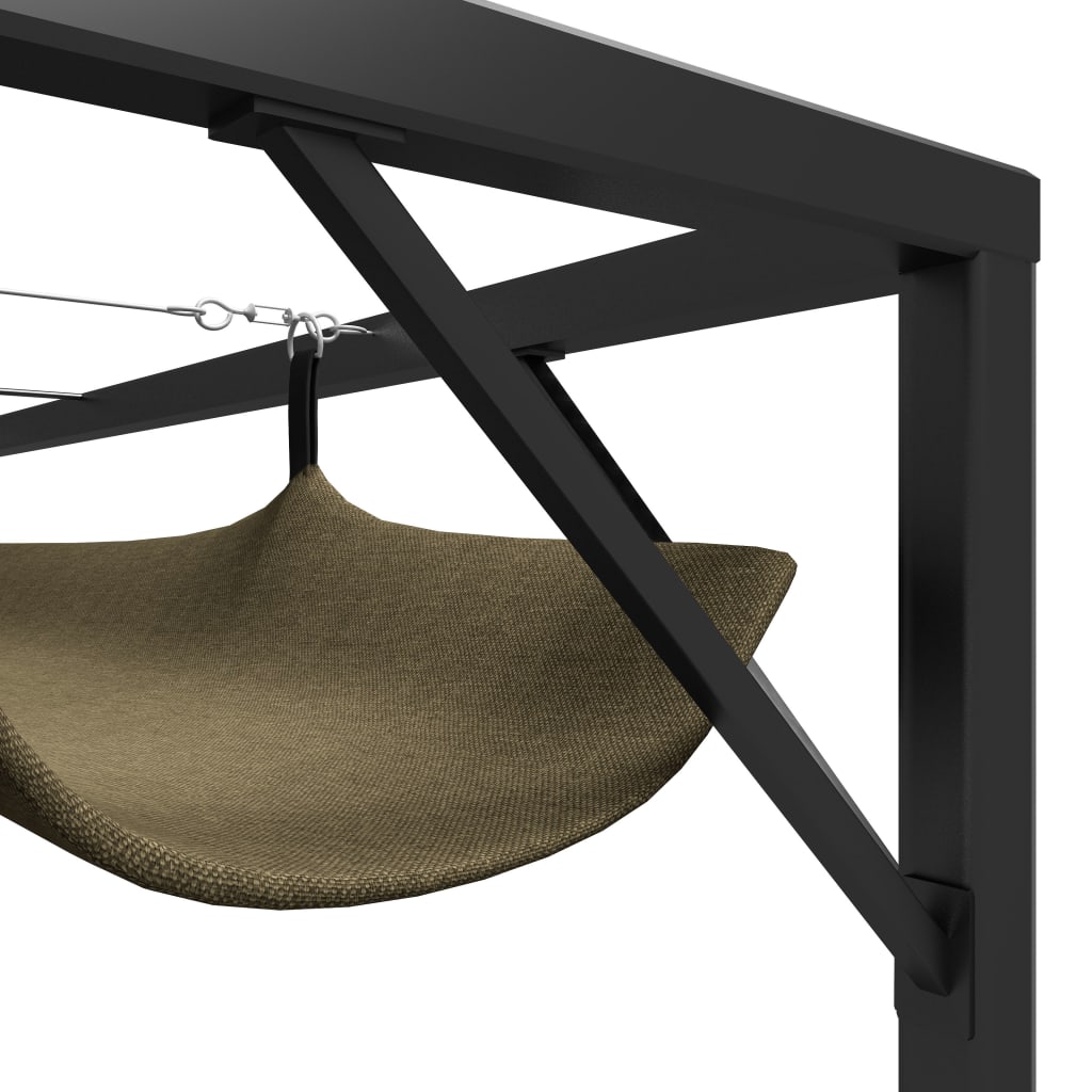 Garden gazebo with extendable roof 3x3 m taupe 180 g/m²