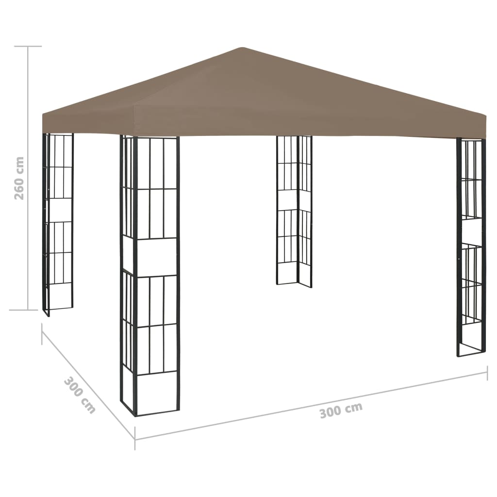 Pavilion 3x3 m Taupe