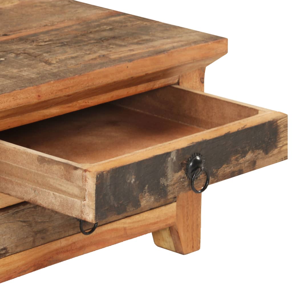 Table basse 90x50x31 cm Bois massif recyclé