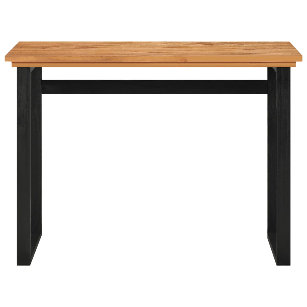 Schreibtisch 100x45x75 cm Massivholz Teak