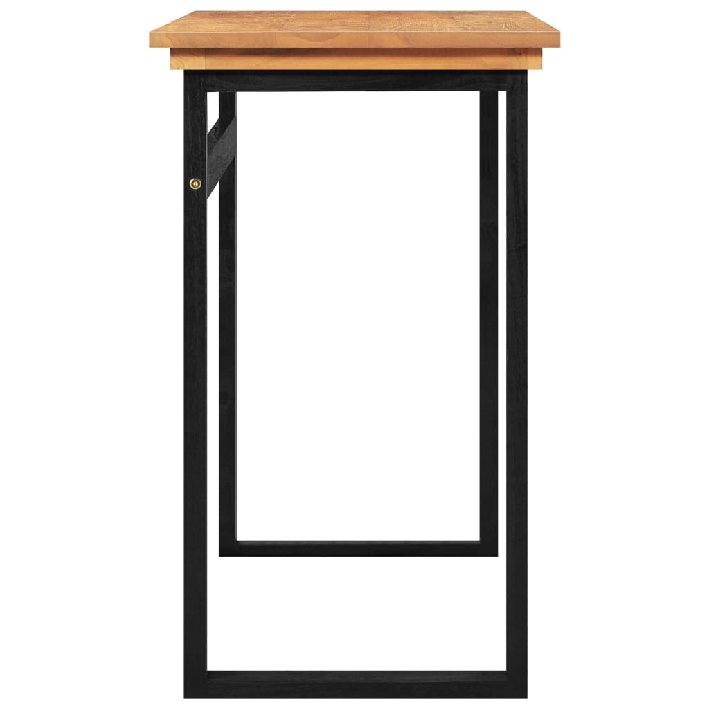 Schreibtisch 100x45x75 cm Massivholz Teak