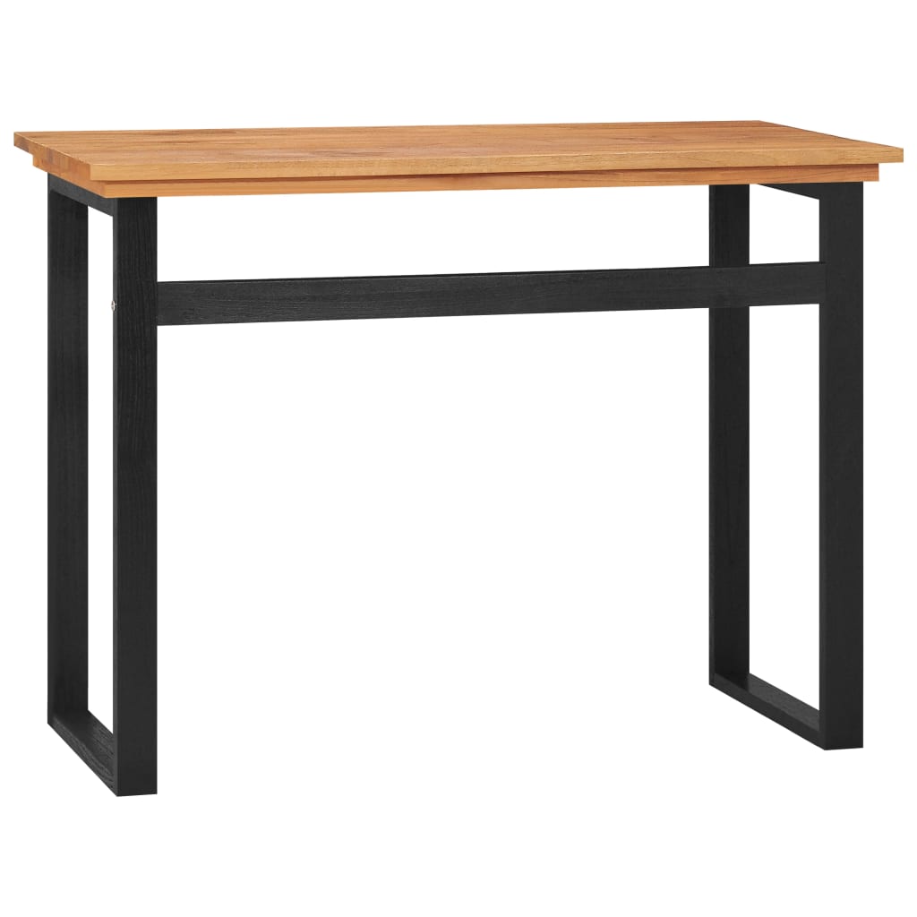Schreibtisch 100x45x75 cm Massivholz Teak