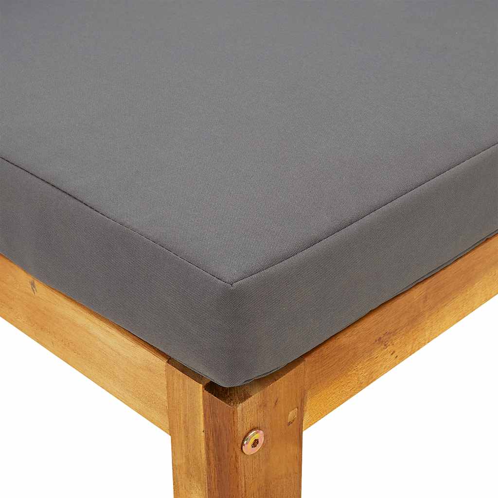 Modular-Ecksofas 2 Stk. mit Auflagen Dunkelgrau