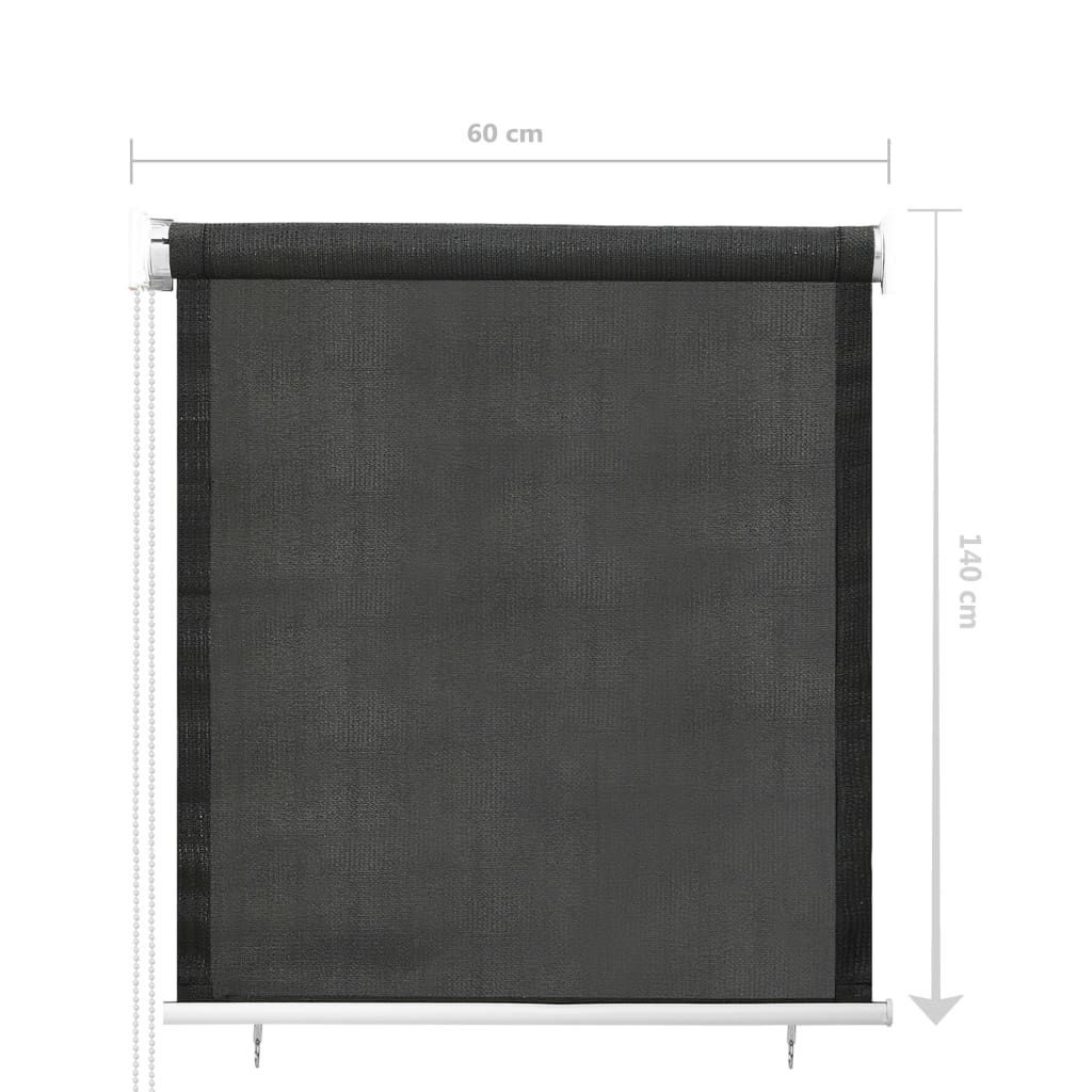 Außenrollo 65 (B) x 140 (H) cm Anthrazit