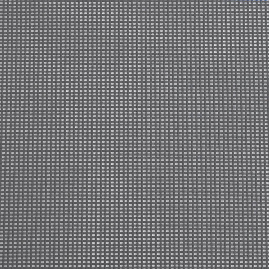 Sonnenliegen 2 Stk. Grau Textilene & Pulverbeschichteter Stahl