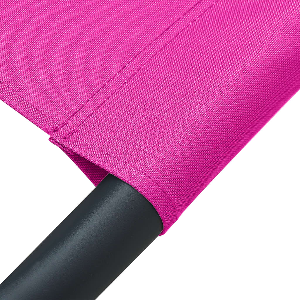 Bain de soleil en tissu rose