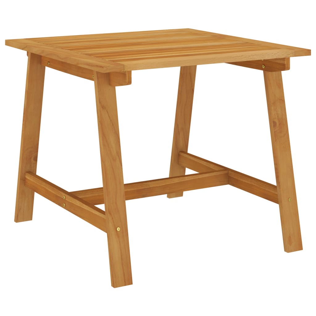 Table à manger de jardin 88x88x74 cm en bois d'acacia massif