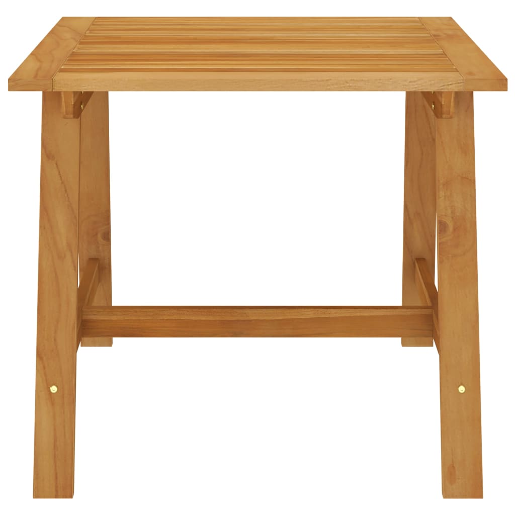 Table à manger de jardin 88x88x74 cm en bois d'acacia massif