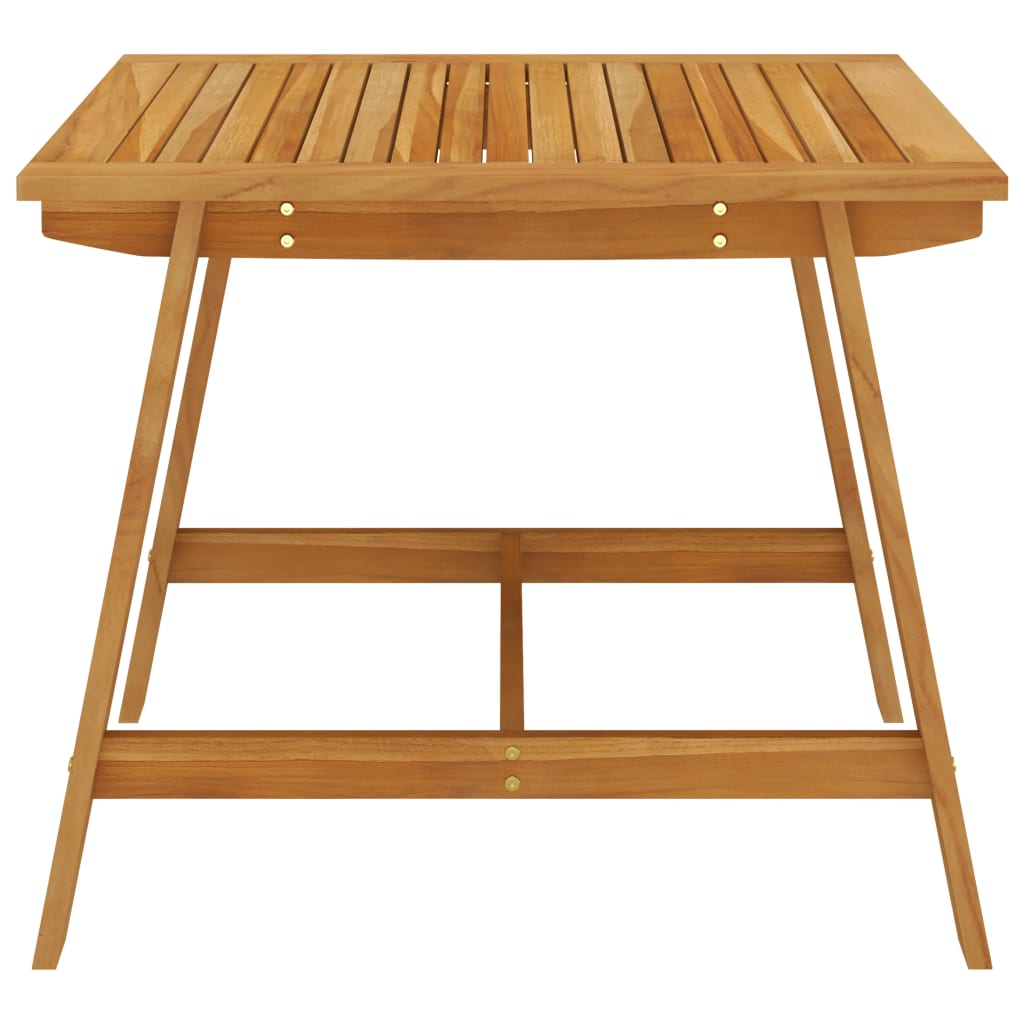Table à manger de jardin 88x88x74 cm en bois d'acacia massif