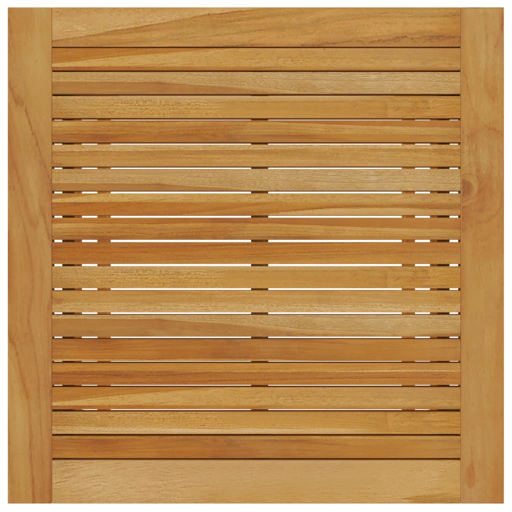 Table à manger de jardin 88x88x74 cm en bois d'acacia massif