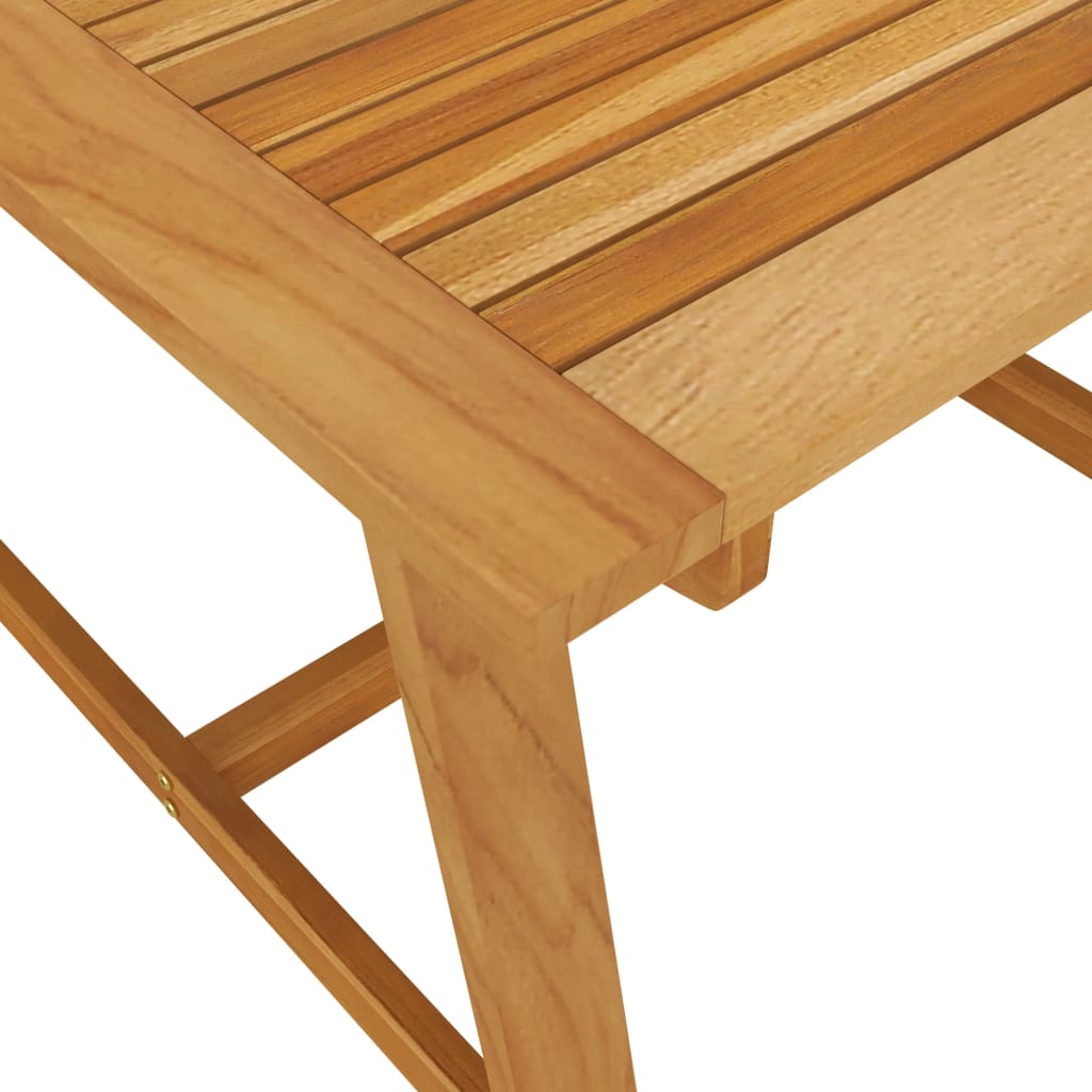 Table à manger de jardin 88x88x74 cm en bois d'acacia massif
