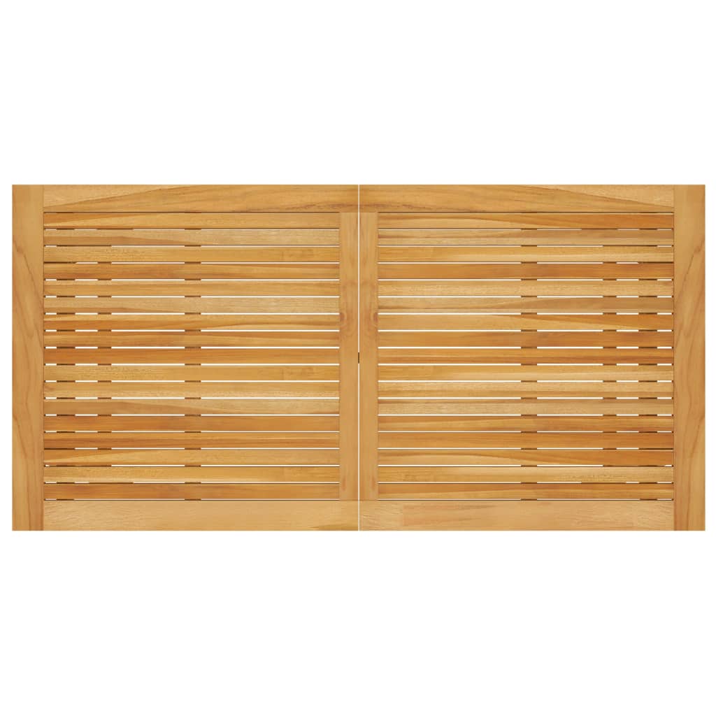 Table à manger de jardin 140x70x73,5 cm en bois d'acacia massif