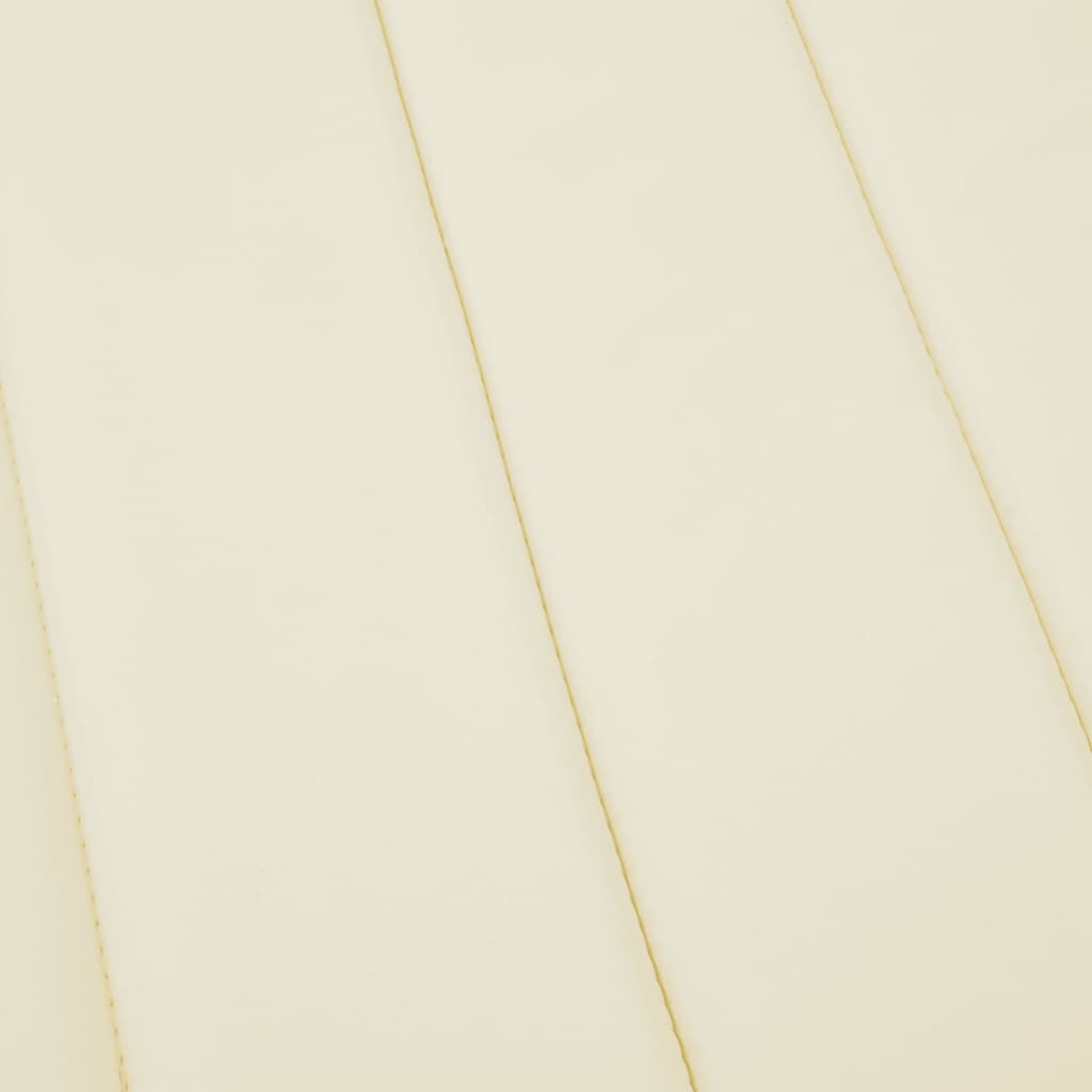 Sonnenliegen-Auflage Creme 186x58x4 cm Oxford-Gewebe