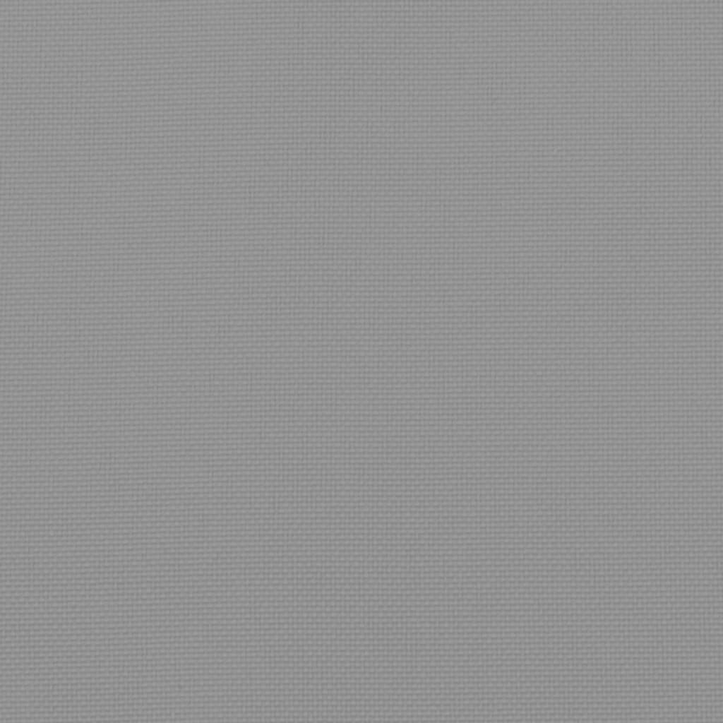 Coussin de bain de soleil gris 200x60x3 cm tissu Oxford
