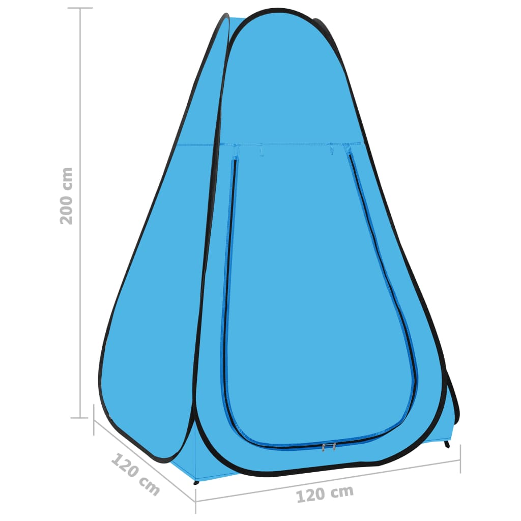 Pop-Up Duschzelt Blau