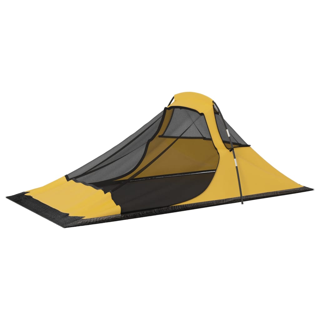 Campingzelt 317x240x100 cm Gelb